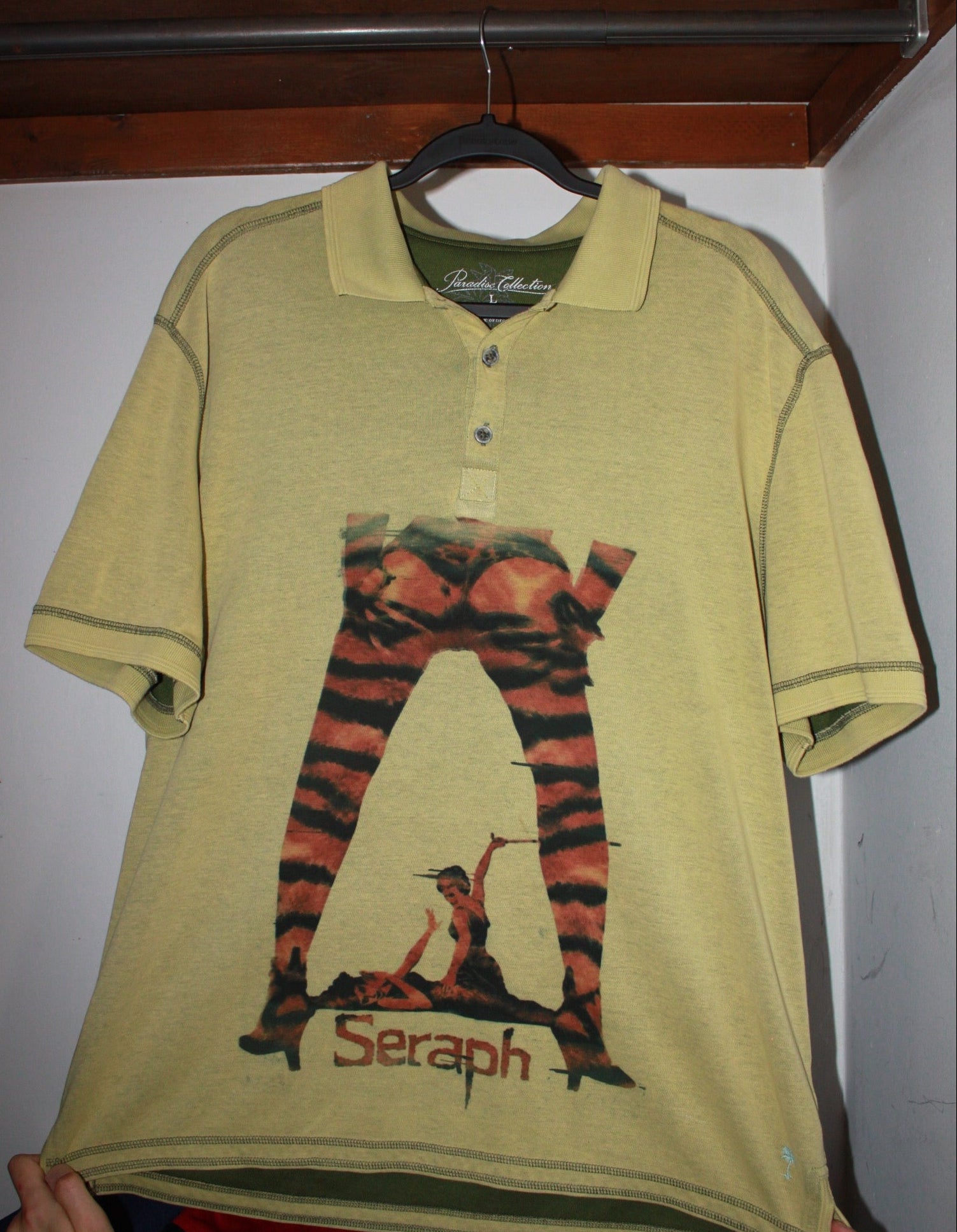 1 of 1 tiger print polo